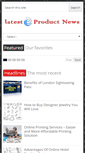 Mobile Screenshot of latest-e-productnews.com