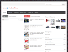 Tablet Screenshot of latest-e-productnews.com